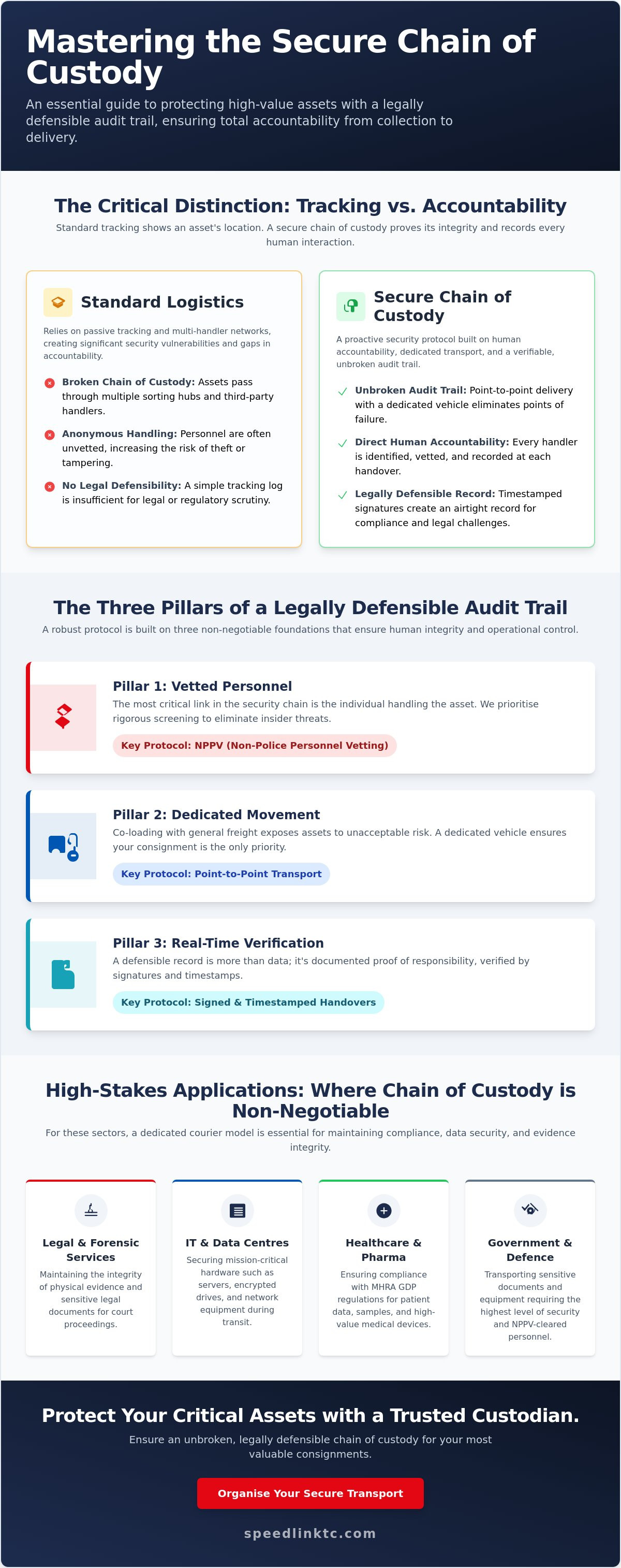 Secure Chain of Custody Courier: Ensuring Accountability for Critical Assets