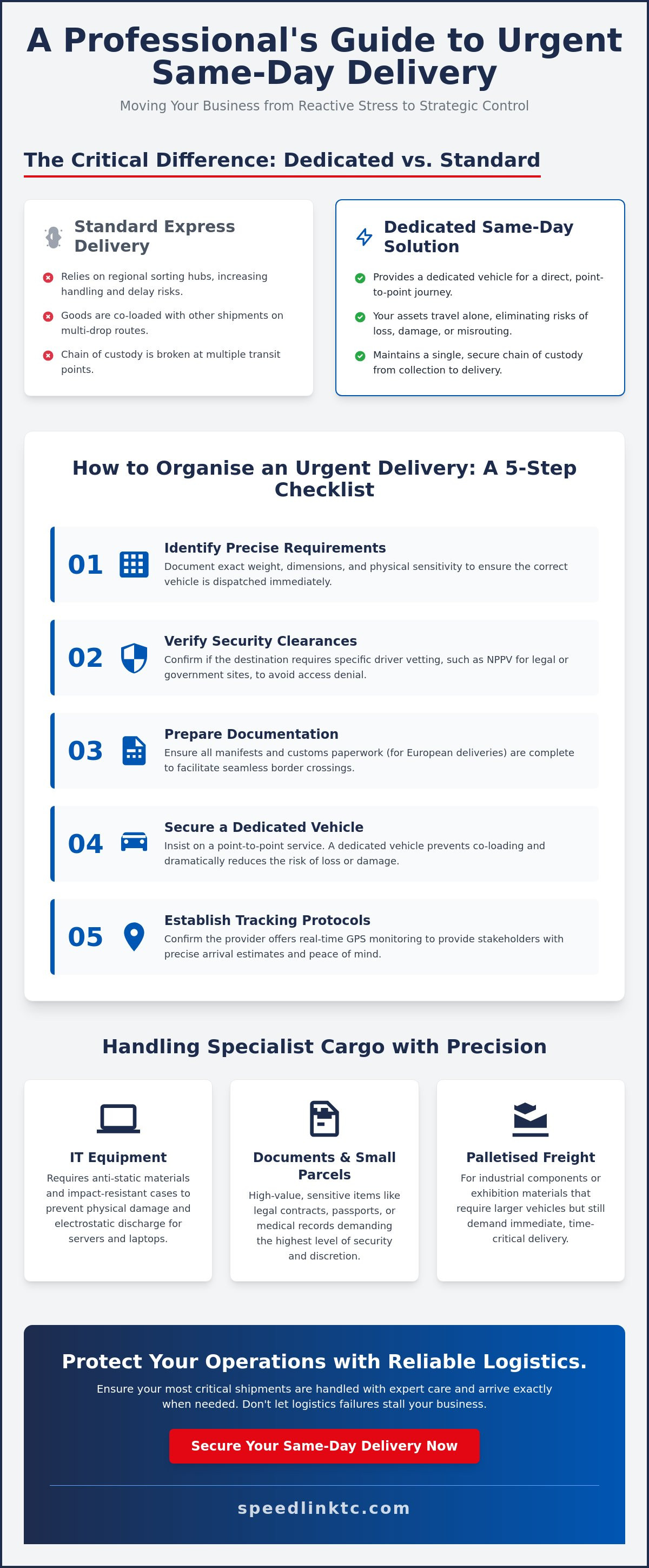 Urgent Same Day Delivery for Business: A Strategic How-To Guide