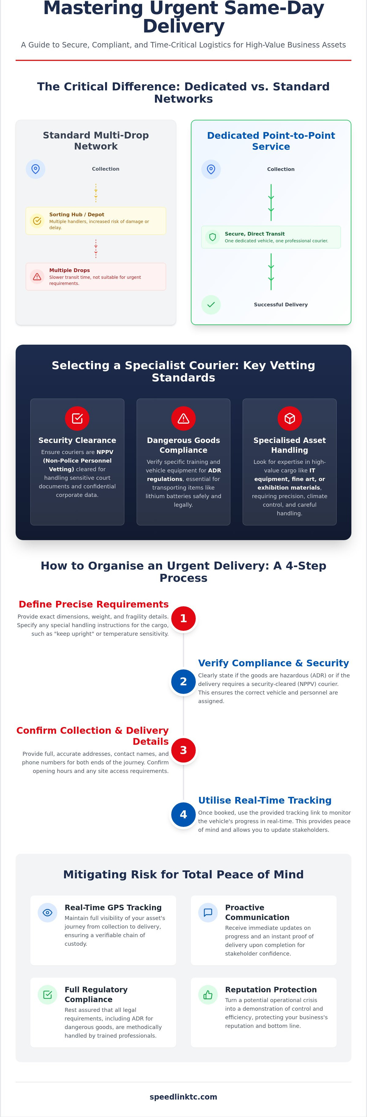 Urgent Same Day Delivery: The 2026 Business Guide to Time-Critical Logistics
