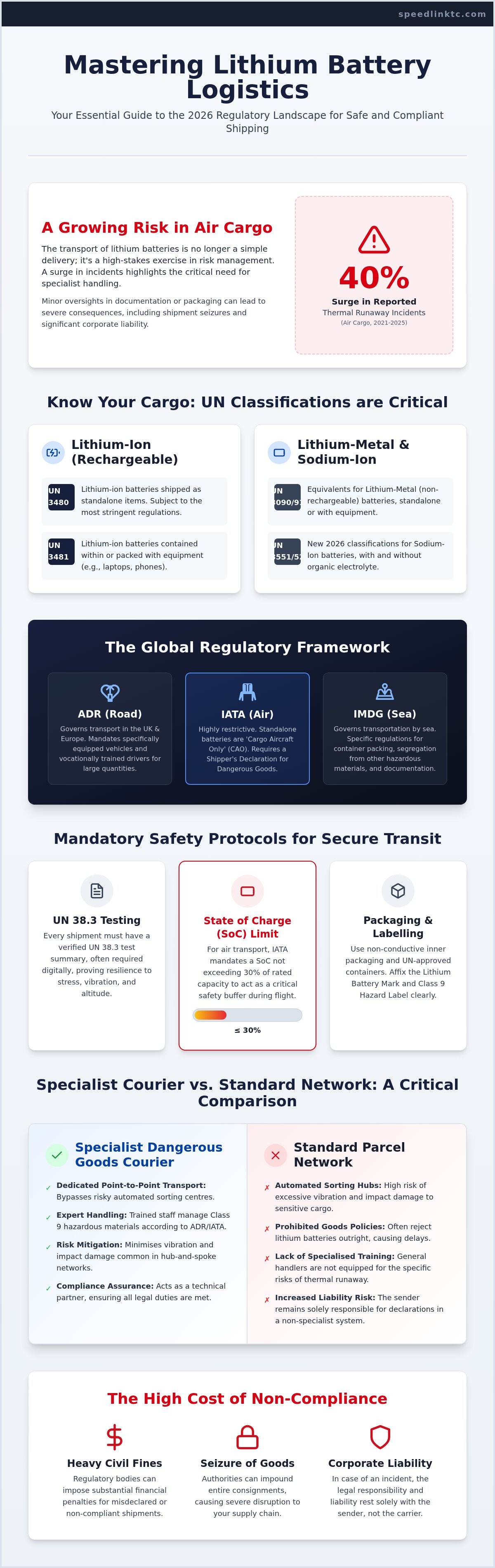 Lithium Battery Courier: A Professional Guide to Compliant Transport 2026