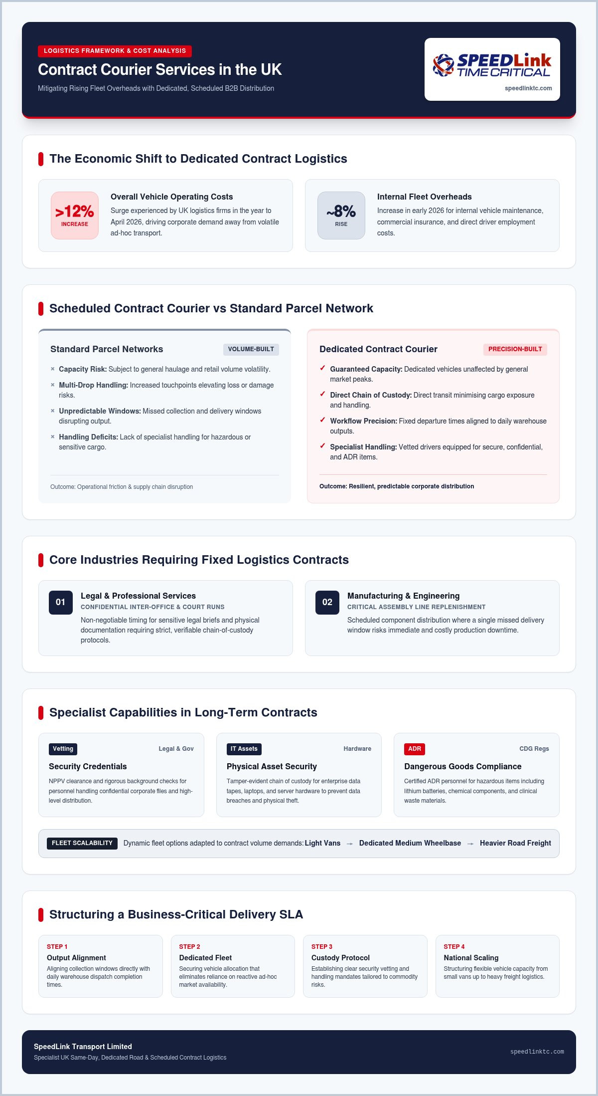 Contract Courier Service UK: A Strategic Guide to Corporate Logistics